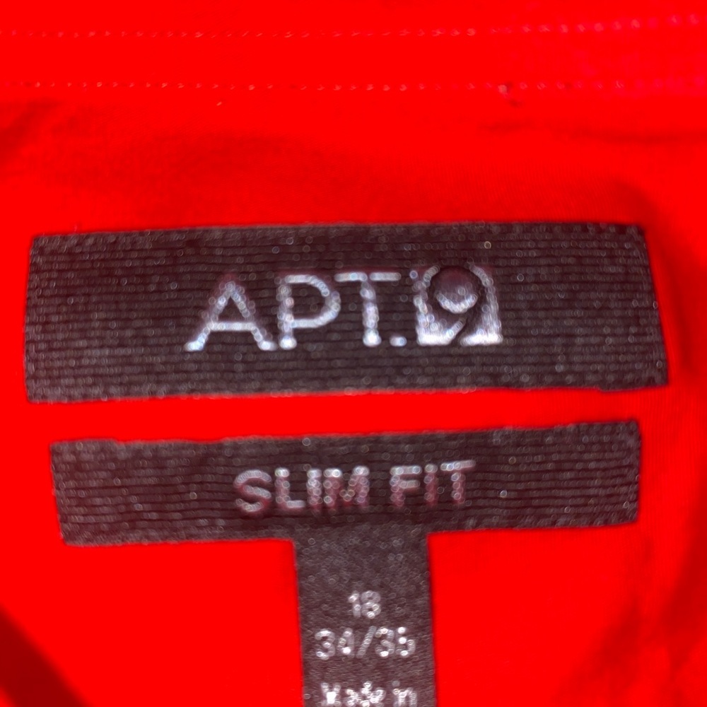 Vibrant Red Button-Up Shirt - Picture 5 of 5